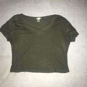 Criss Cross Crop Top